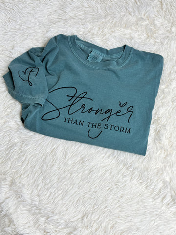 Stronger than the storm T-shirt large