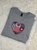 RTS America heart appliqué tshirt - size med
