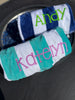 Custom embroidered beach towel