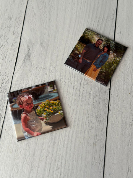 Custom photo magnet - with song embedded