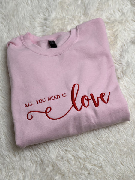 RTS all you need is love size large