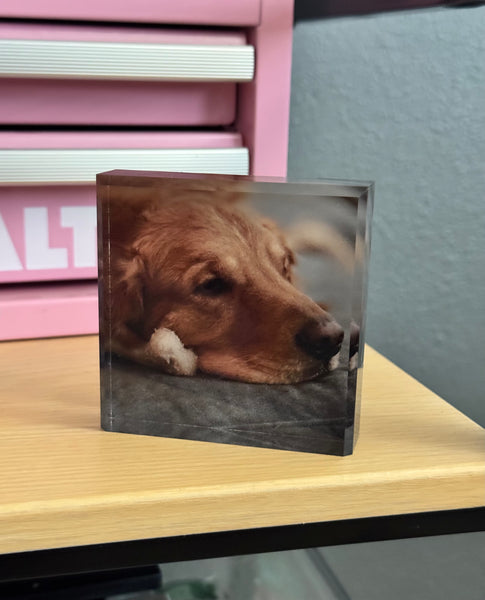 Custom UV printed acrylic photo blocks