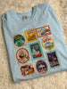 RTS retro stamps tshirt - size 2XL
