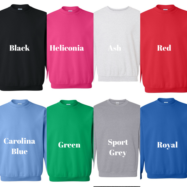 Be the good front design - gildan crewneck