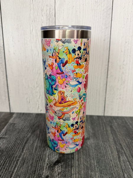Magical Characters UV printed tumbler