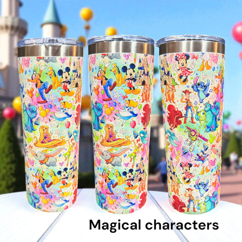 Magical Characters UV printed tumbler