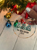 Personalized crystal UV printed ornament