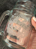 Custom sandblasted mason jar