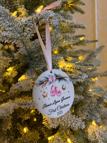 Baby’s first Christmas ornament