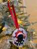 Santa cam 3d double sided ornament