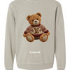 Faux Crochet Lux Bear - Independent Trading Co Crewneck