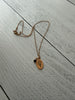 Birth Flower Oval Necklace