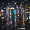 40oz off brand rainbow full wrap tumbler - gift idea