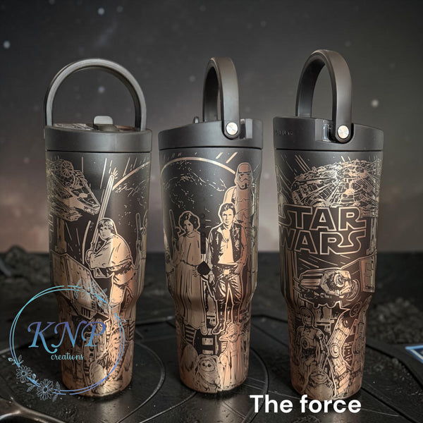 40oz off brand rainbow full wrap tumbler - gift idea