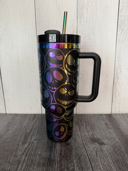 RTS Jack Skellington 40oz rainbow