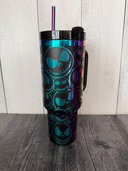 RTS Jack Skellington 40oz rainbow