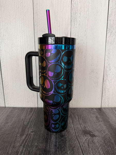 RTS Jack Skellington 40oz rainbow