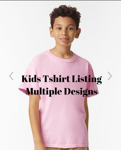 KIDS T-shirt - Gildan Multiple Design/Color Choices