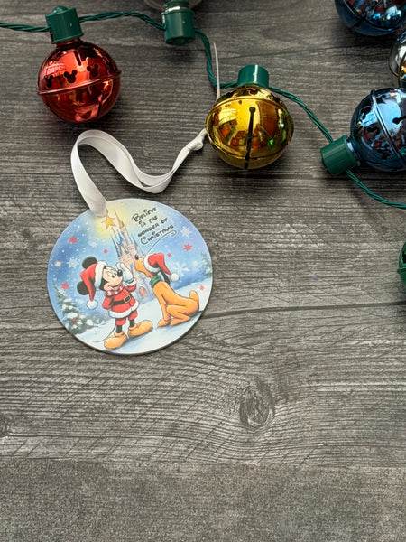 Believe in the wonder of Christmas ornament