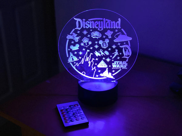 Interchangeable LED light show/nightlight - ADD ON acrylic image