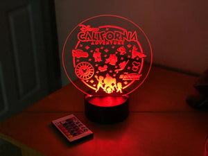 Interchangeable LED light show/nightlight - ADD ON acrylic image