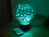 Interchangeable LED light show/nightlight - ADD ON acrylic image