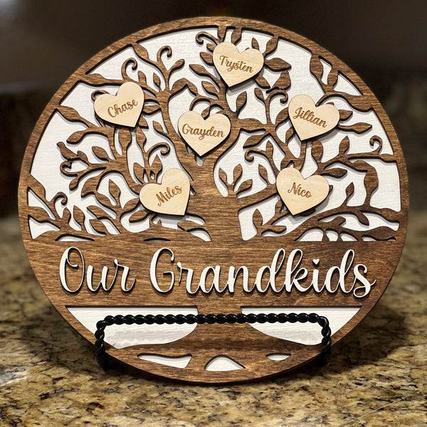 Custom Engraved Family Tree