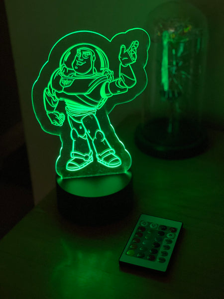 Interchangeable LED light show/nightlight - ADD ON acrylic image