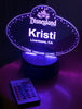 Interchangeable LED light show/nightlight - ADD ON acrylic image