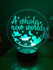 Interchangeable LED light show/nightlight - ADD ON acrylic image