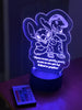 Interchangeable LED light show/nightlight - ADD ON acrylic image