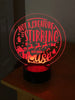 Interchangeable LED light show/nightlight - ADD ON acrylic image