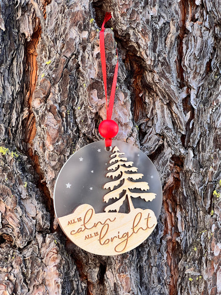 All is Calm & Bright Ornament