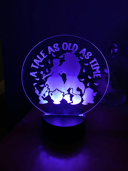 Interchangeable LED light show/nightlight - ADD ON acrylic image